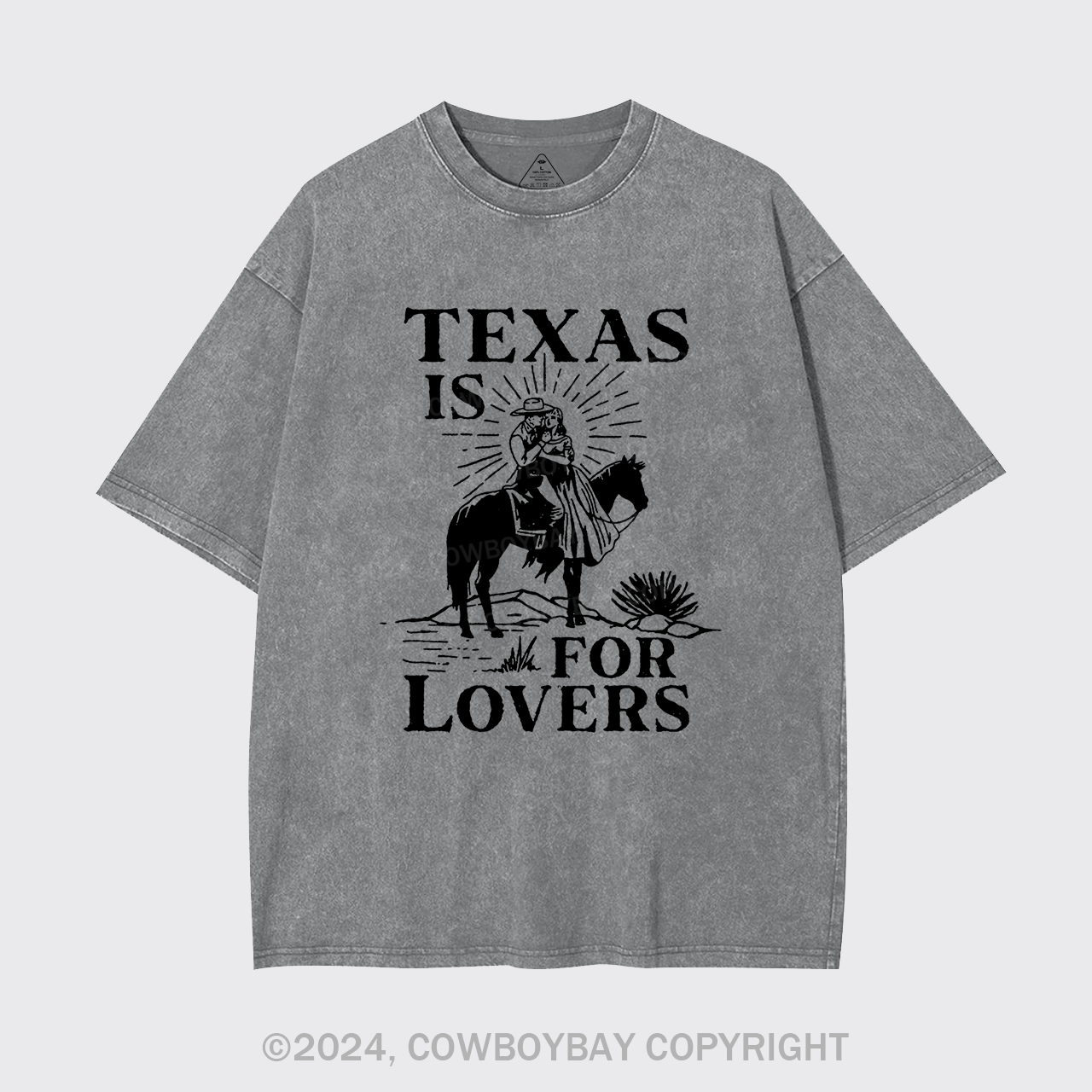 Texas Is For Lovers Giclée Fine Art Garment-dye Tees