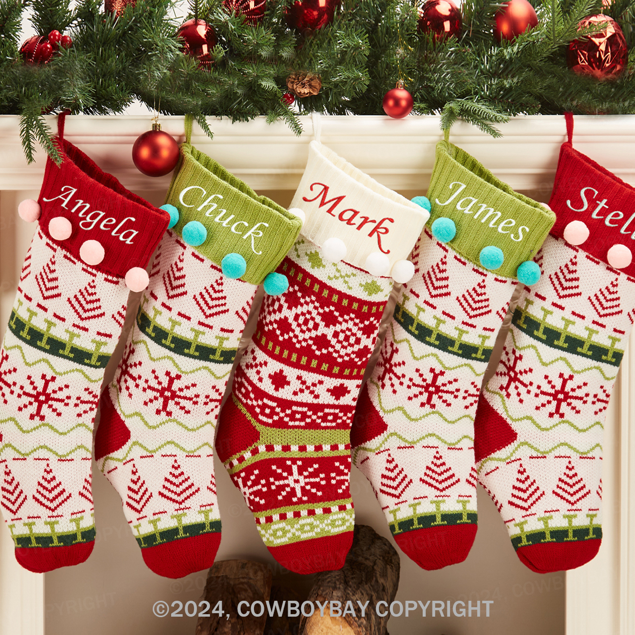 Personalized Name Family Christmas Stockings