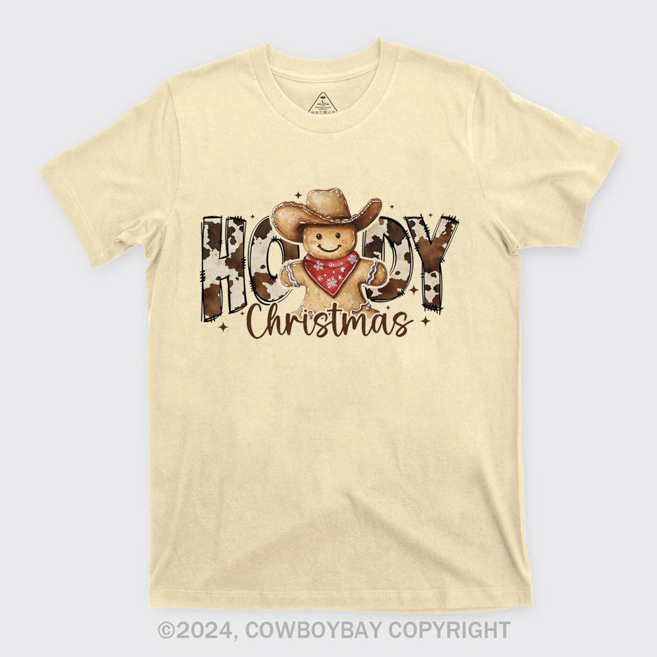 Howdy Christmas Gingerbread Man T-Shirts