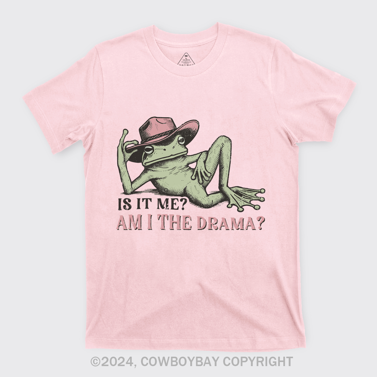 Funny Frog "Am I The Drama?" T-Shirts