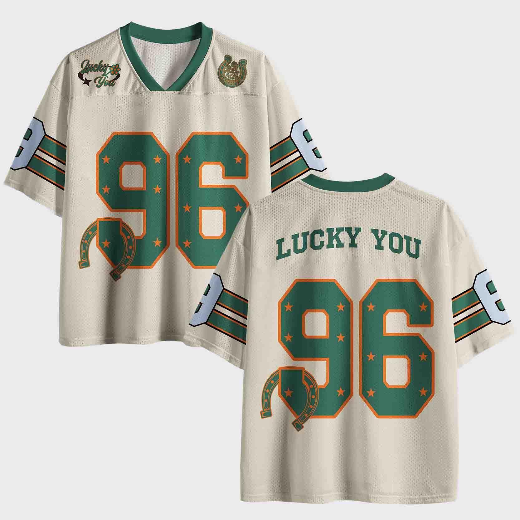 Personalized Lucky Star Cowboy Mesh Jersey