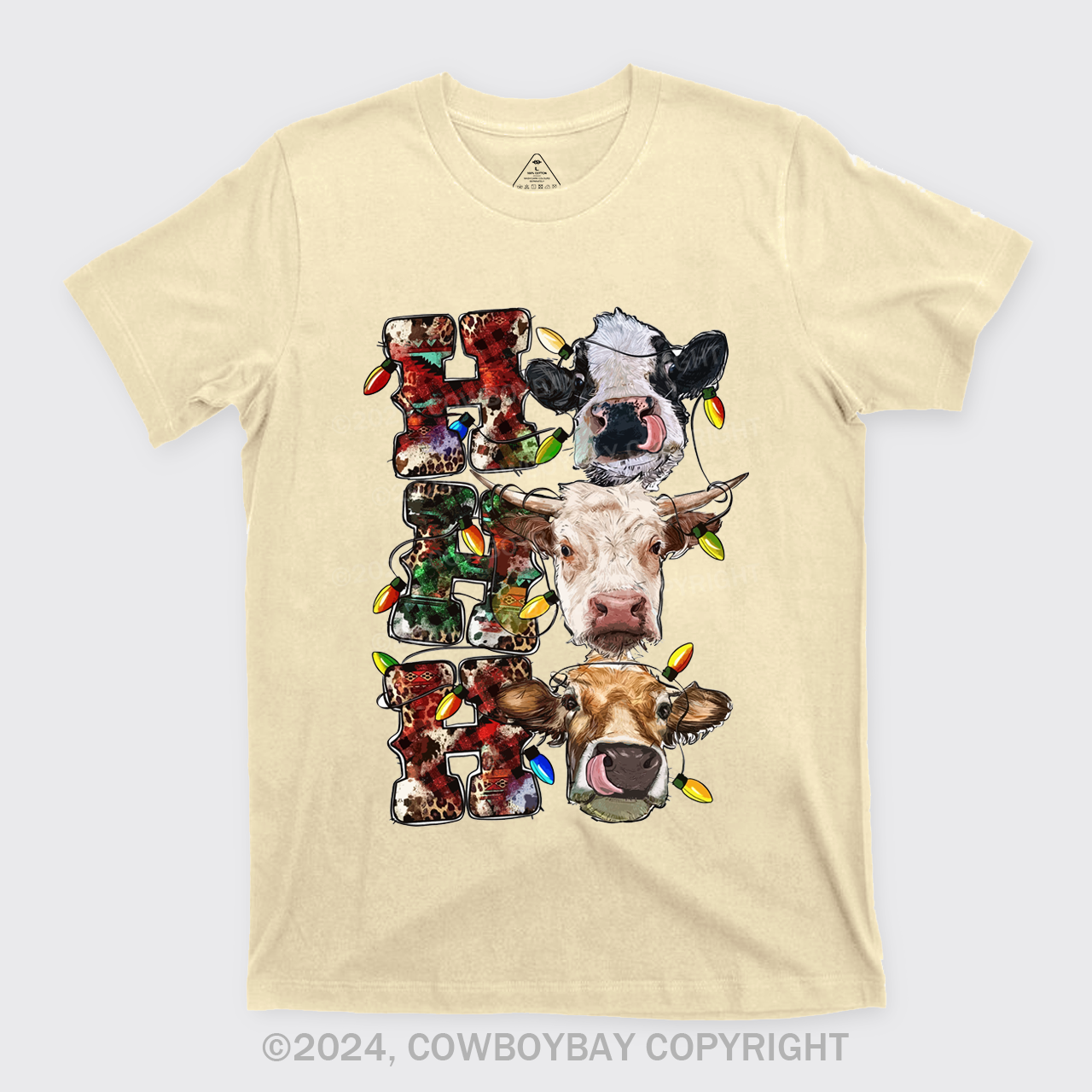 Ho Ho Ho Cows T-Shirts