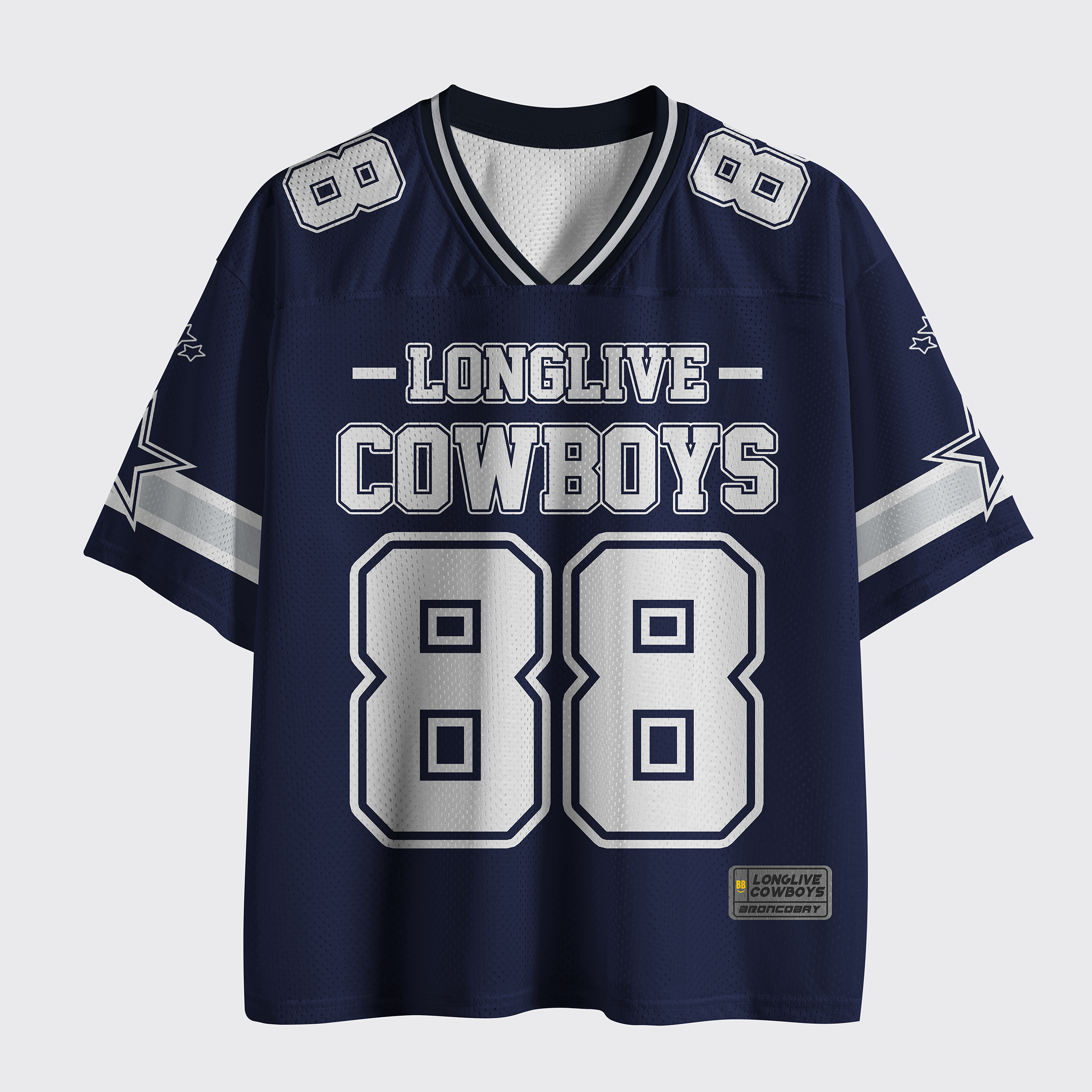 Personalized Long Live Cowboys Mesh Jersey