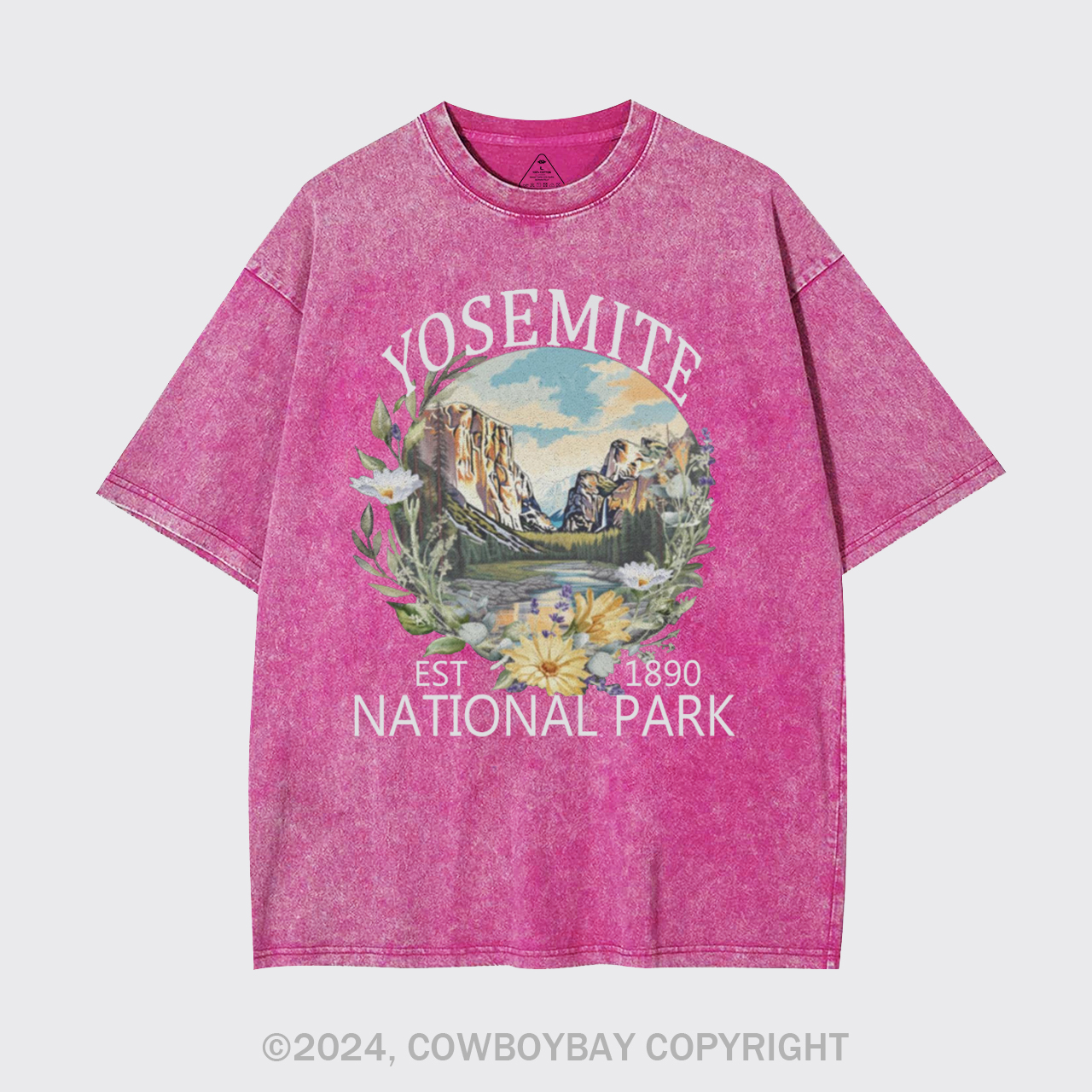 Cute Floral National Park Garment-dye Tees