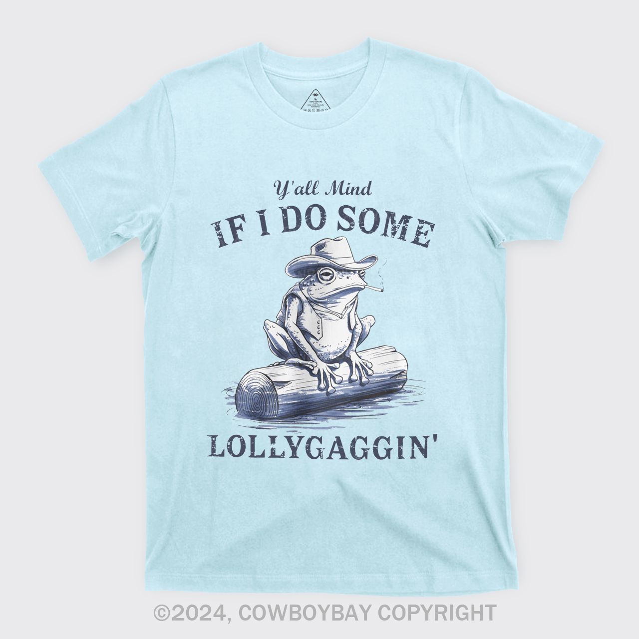 Vintage Cowboy Frog-Y'all Mind If I Do Some Lollygaggin T-Shirts