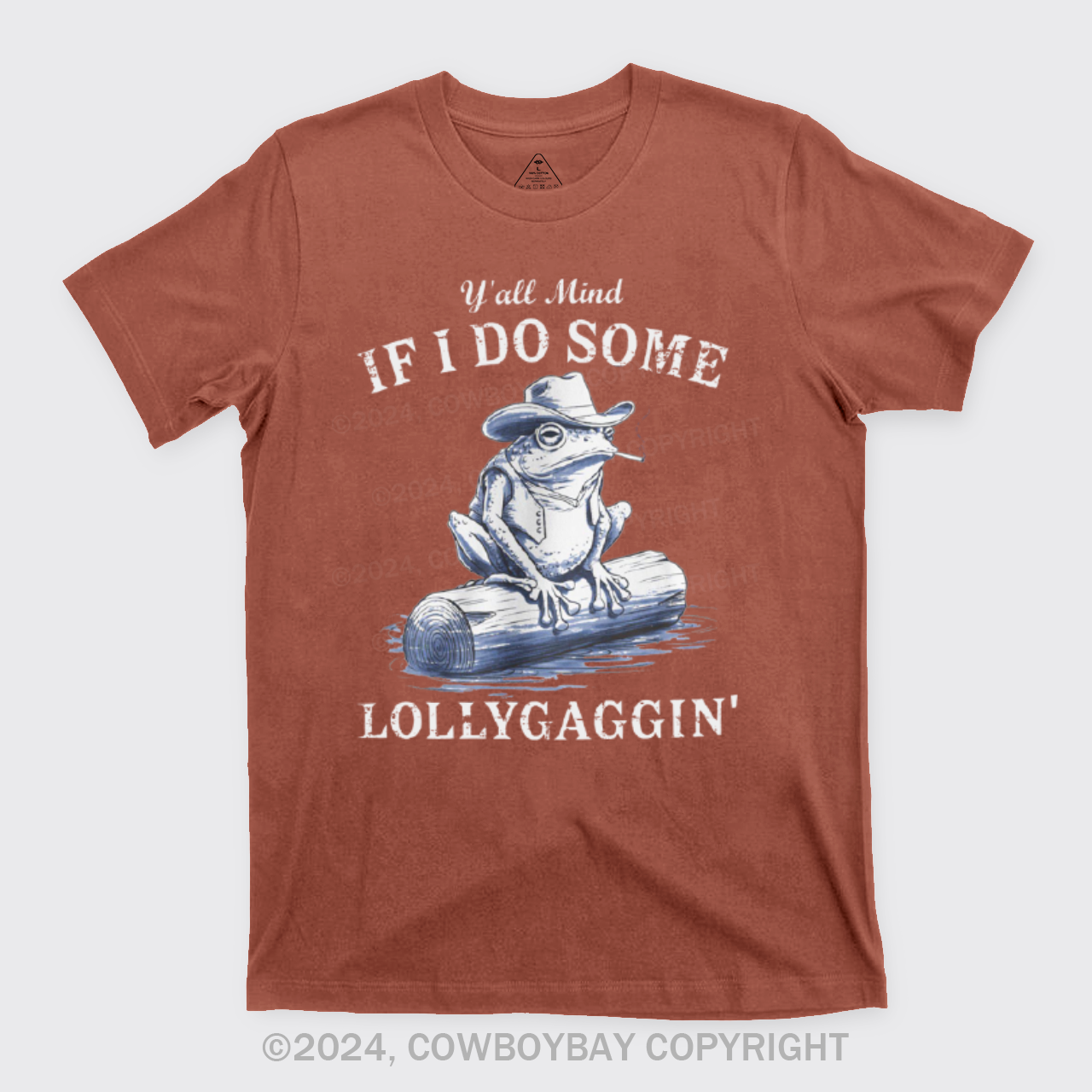 Vintage Cowboy Frog-Y'all Mind If I Do Some Lollygaggin T-Shirts