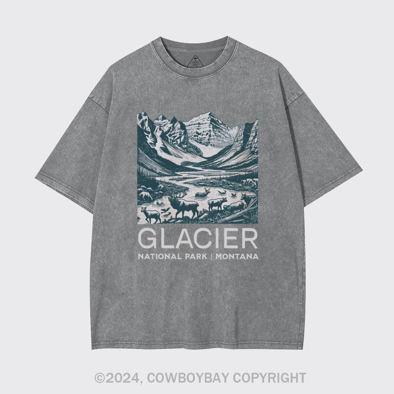 Glacier National Park Garment-dye Tees