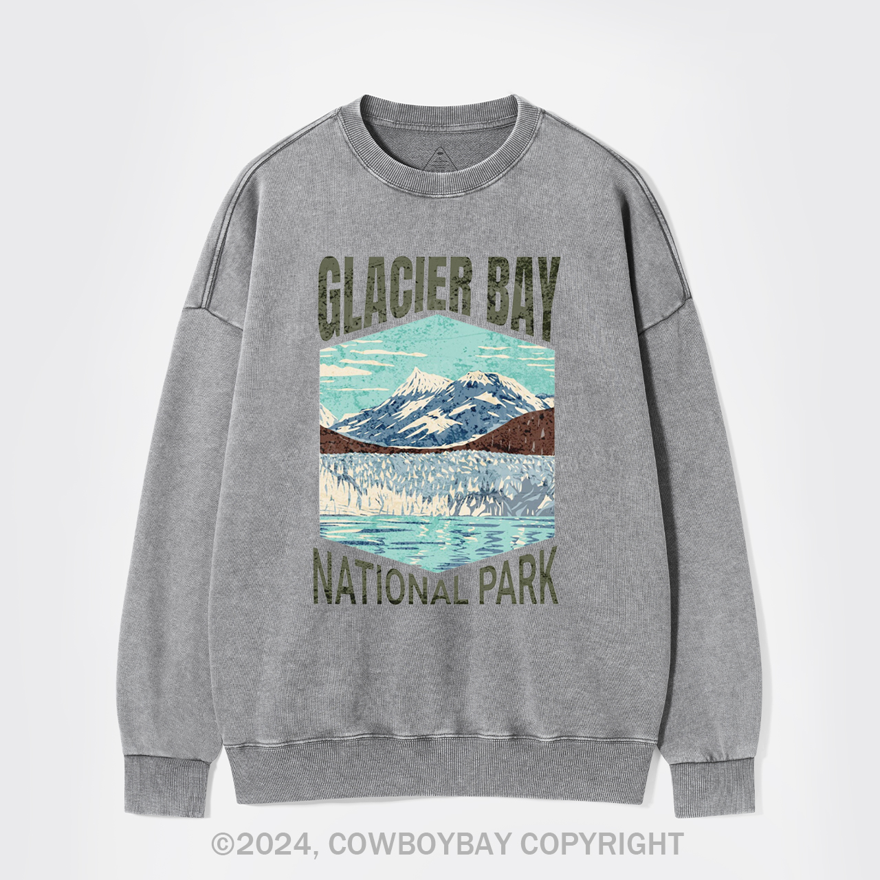 Glacier Bay National Park Washed Sweatshirts