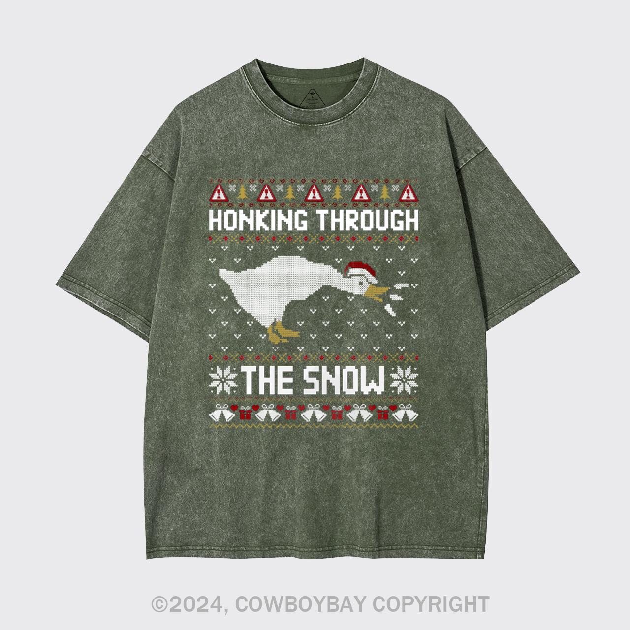 Honking Through The Snow Garment-dye Tees
