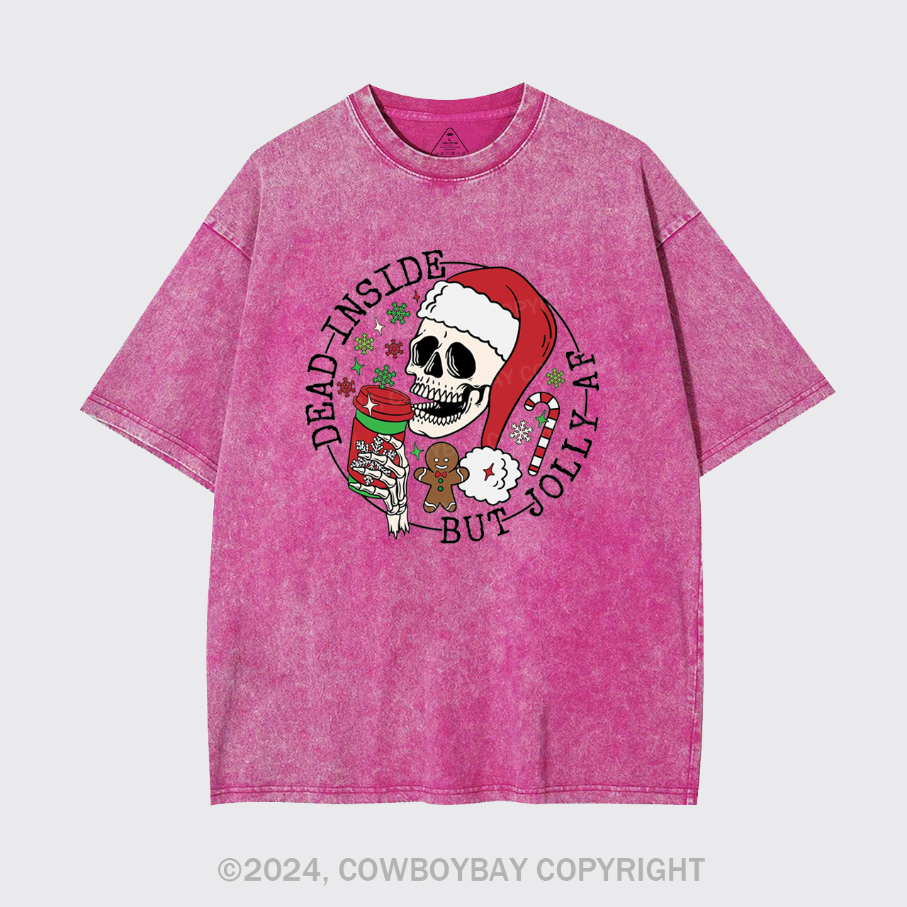Holiday Spirit, Santa Garment-dye Tees