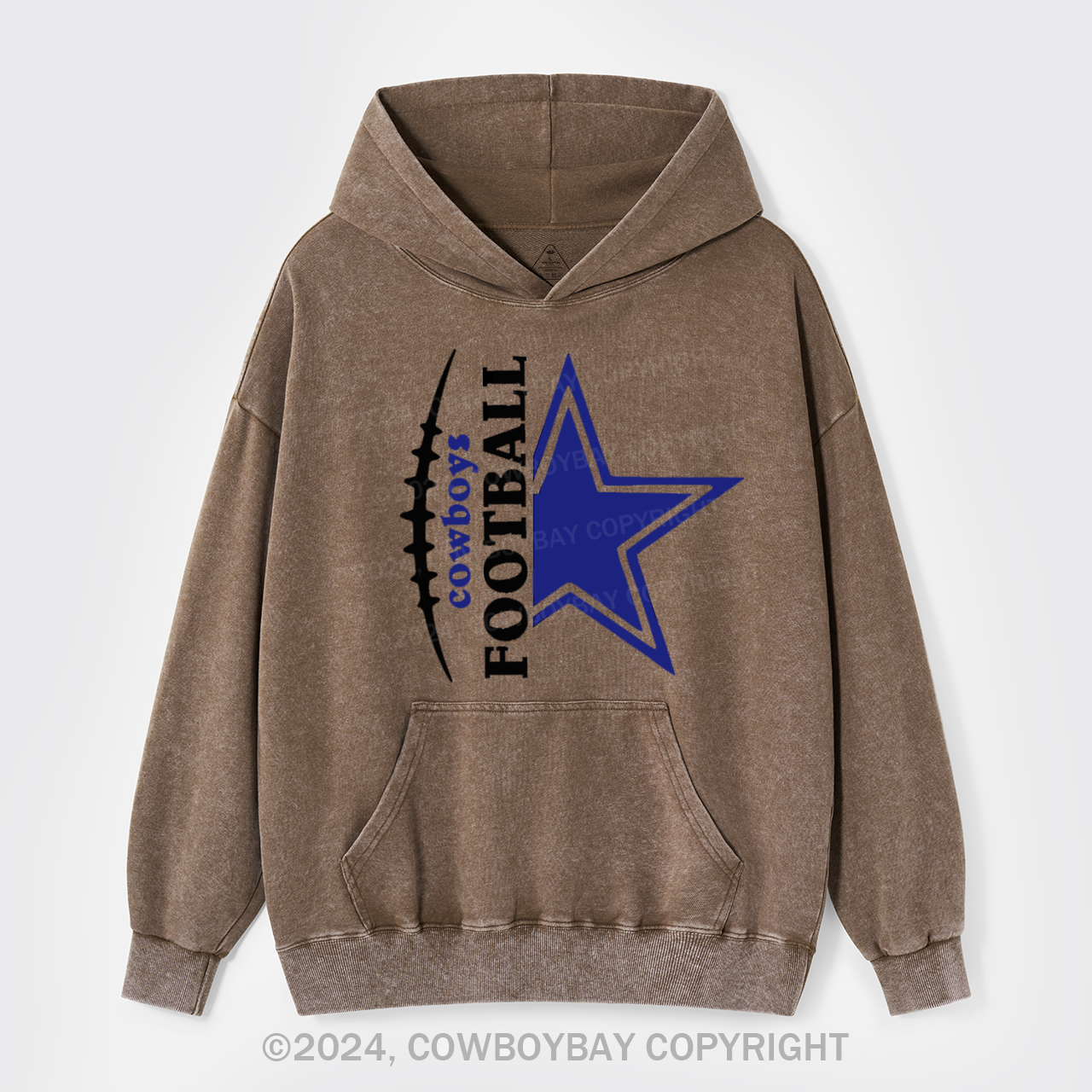 Your Team Football Garment-Dye Hoodies