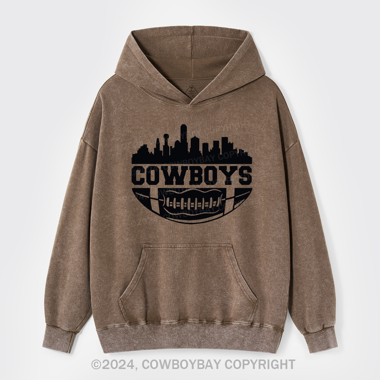 Cowboy City Garment-Dye Hoodies