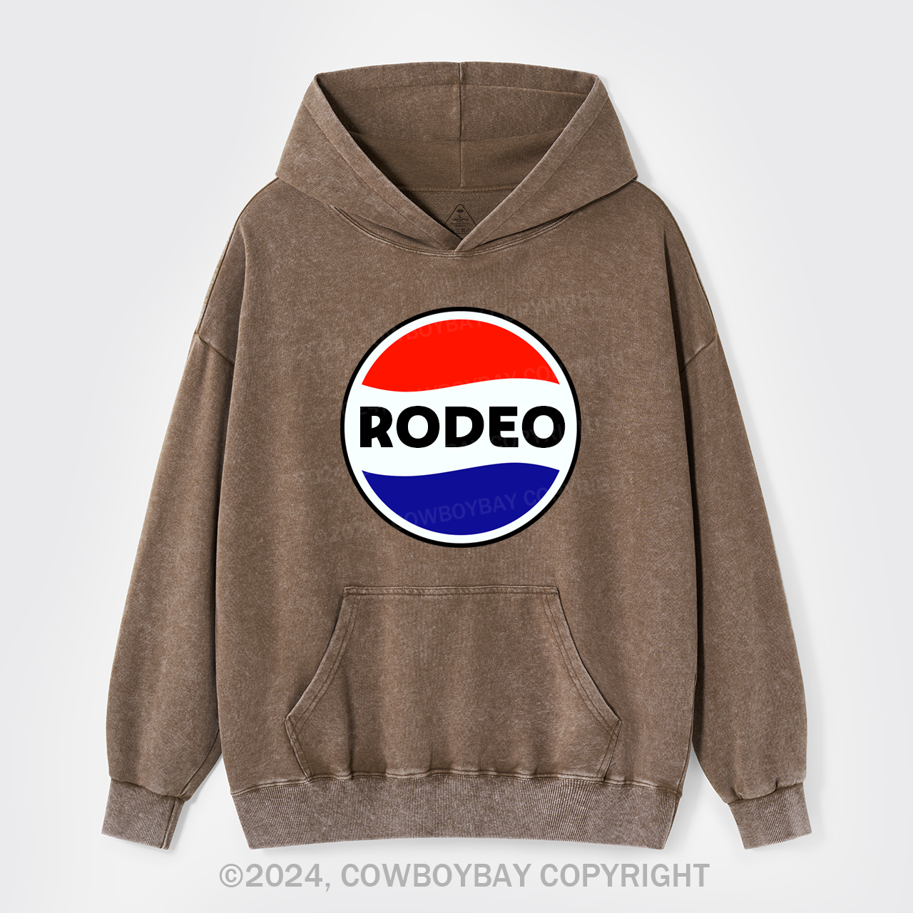 Funny Rodeo Garment-Dye Hoodies