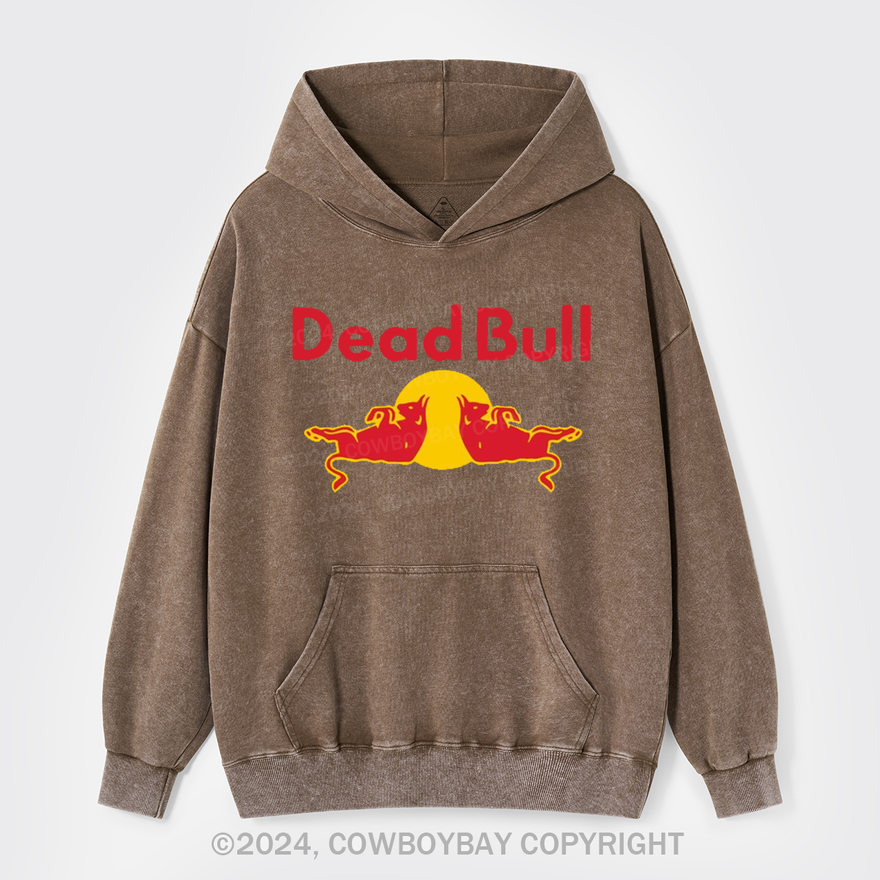 Dead Bull Garment-Dye Hoodies