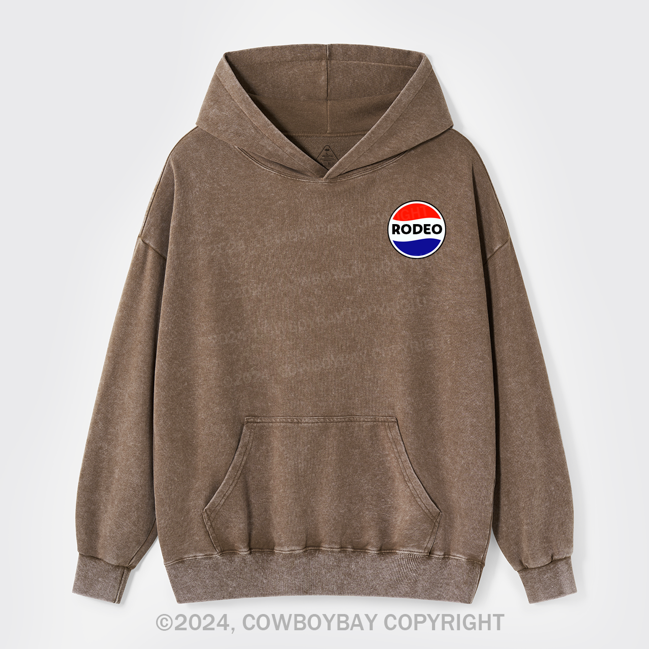 Funny Rodeo Garment-Dye Hoodies