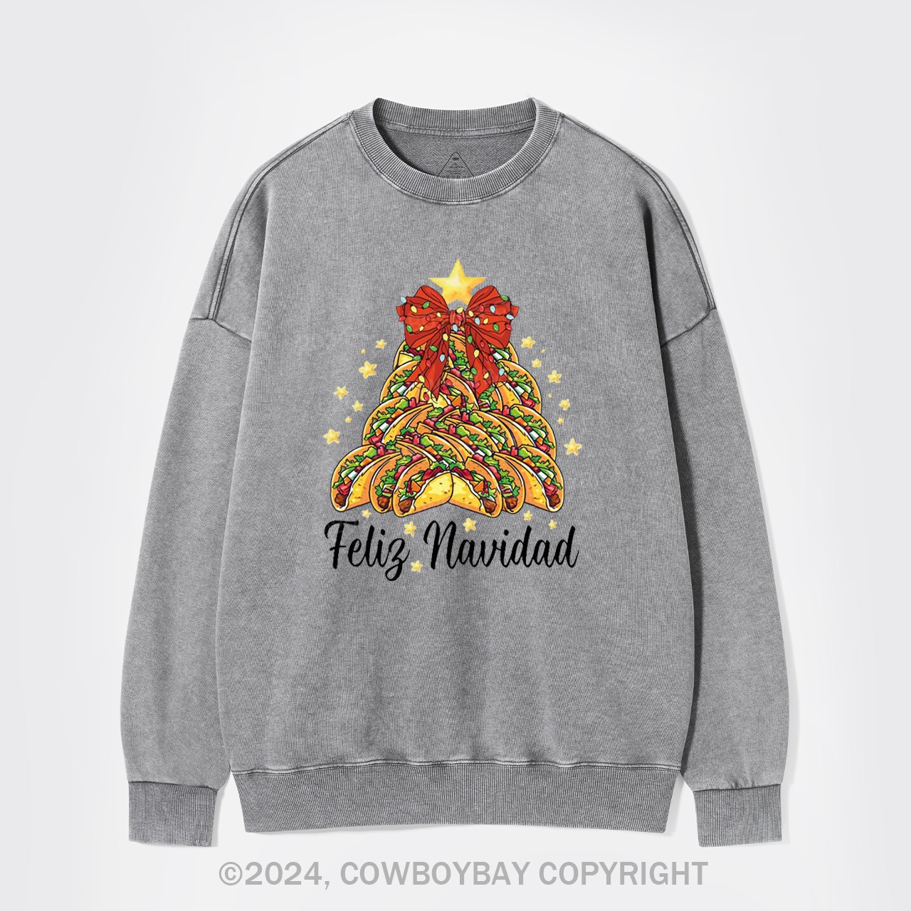 Mexican Food Washed Sweatshirts