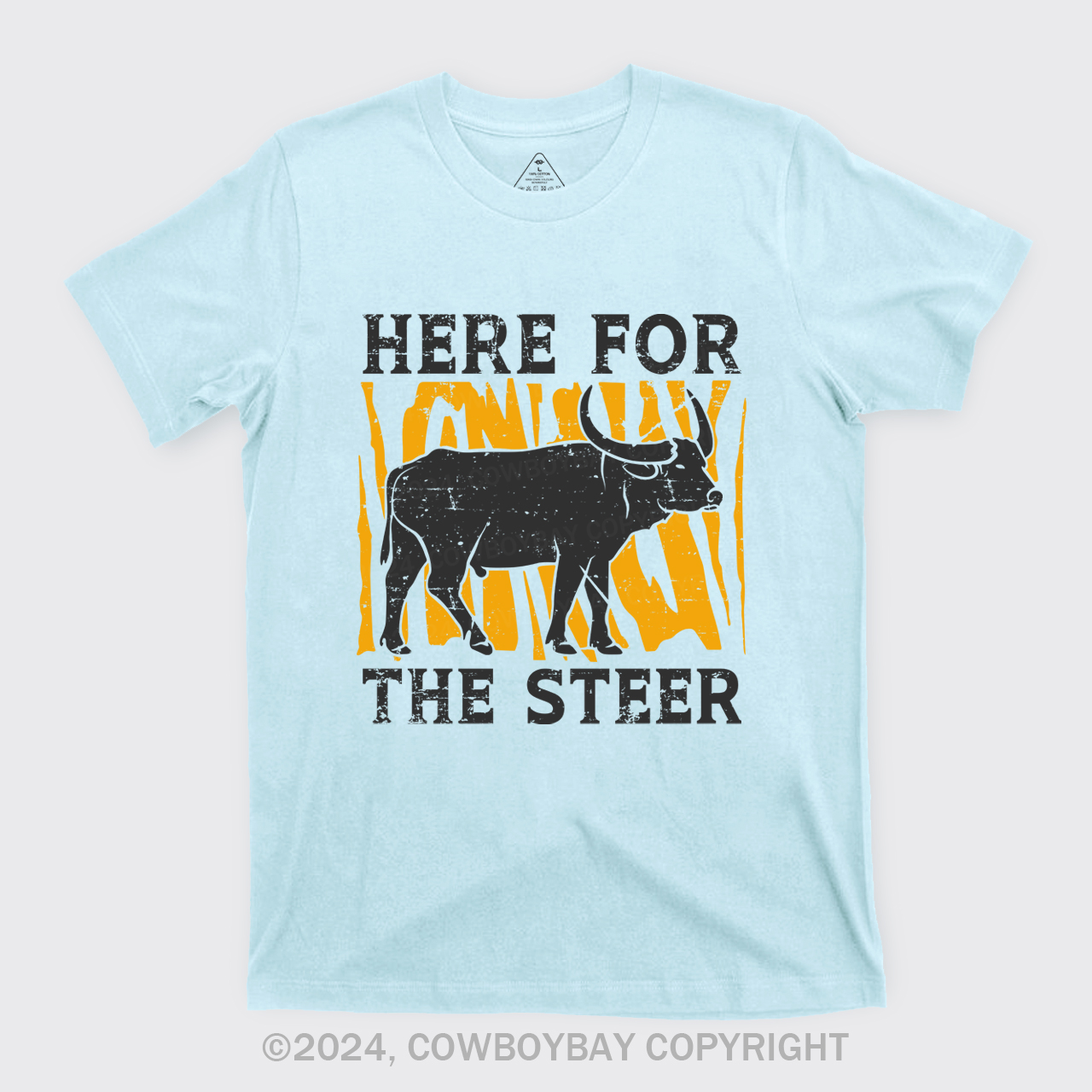 Bull In Arena Steer Wrestler T-Shirts