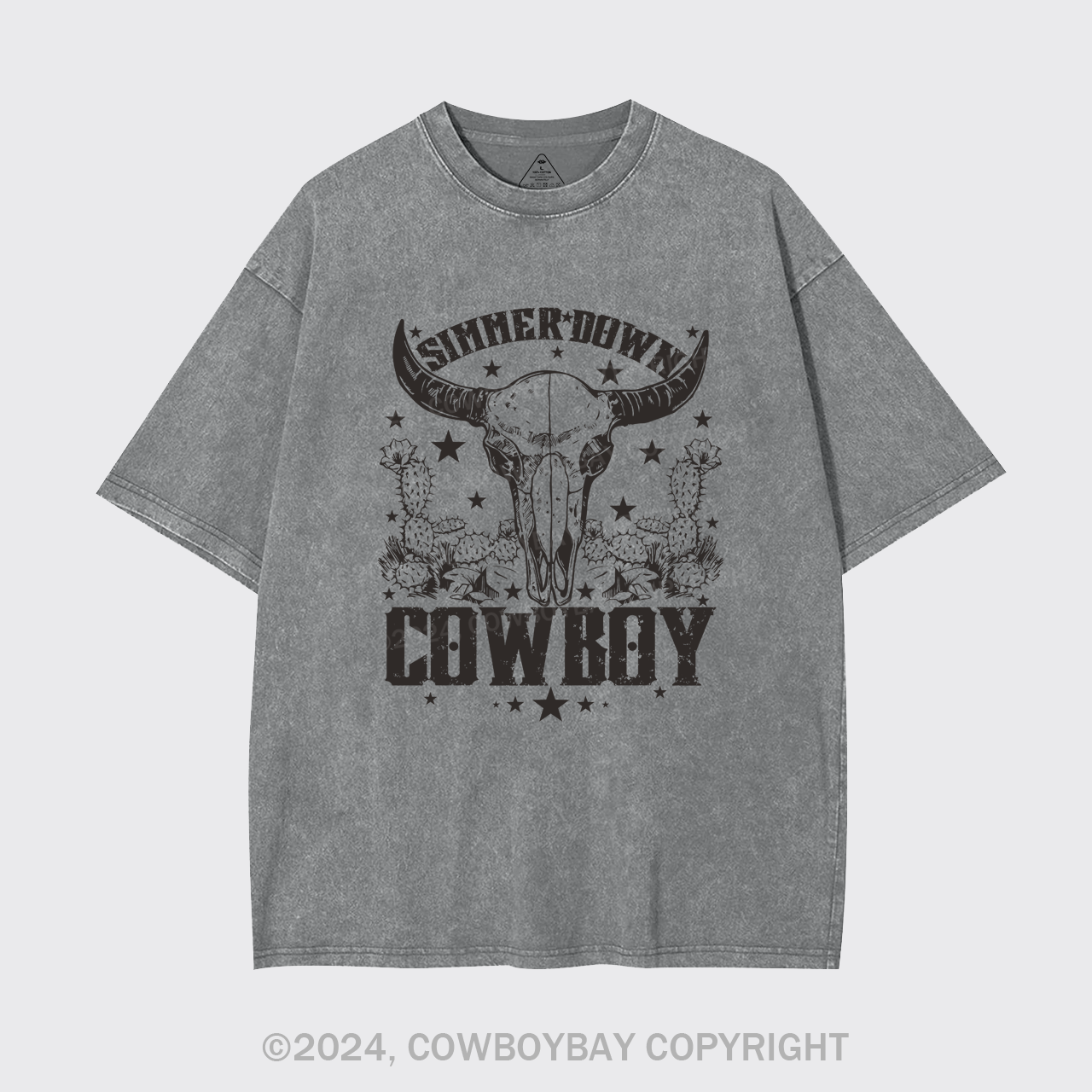 Simmer Down Cowboy Garment-dye Tees