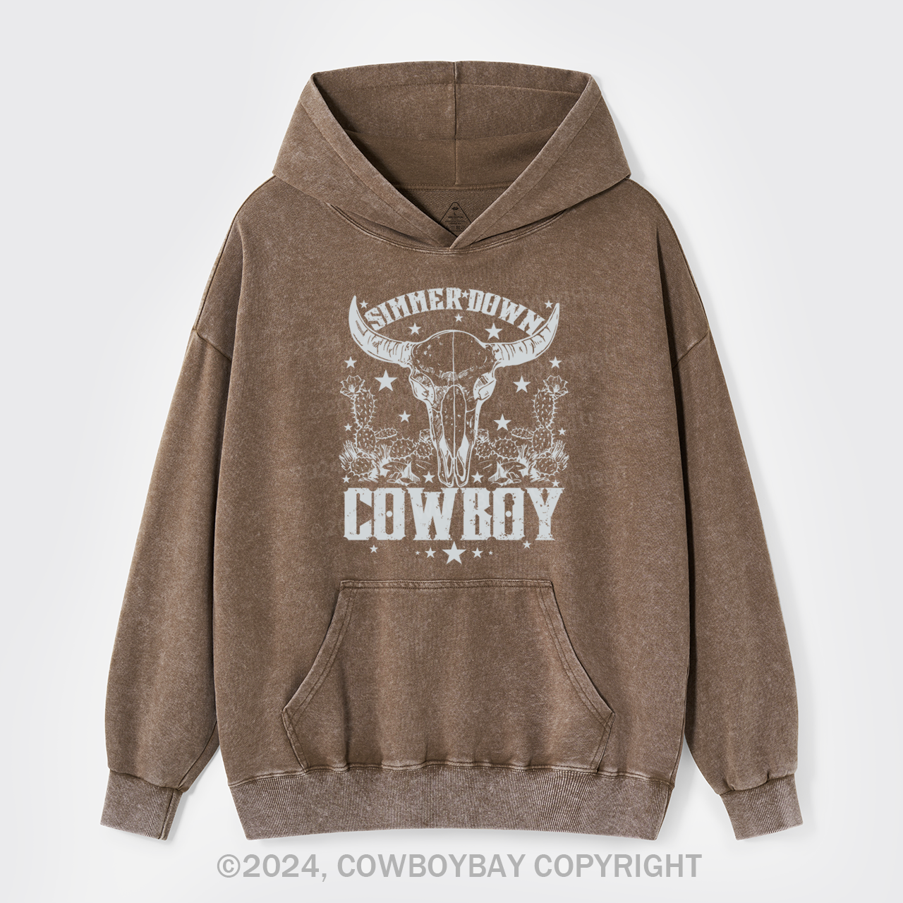 Simmer Down Cowboy Garment-Dye Hoodies