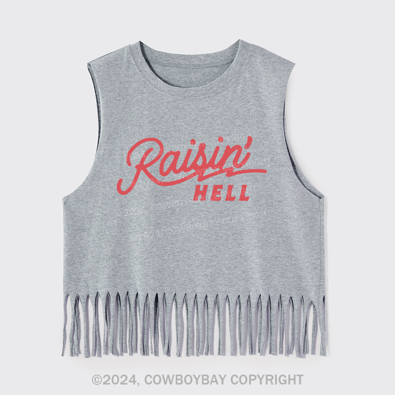 Raisin' Hell Funny & Humorous Fringe Tank