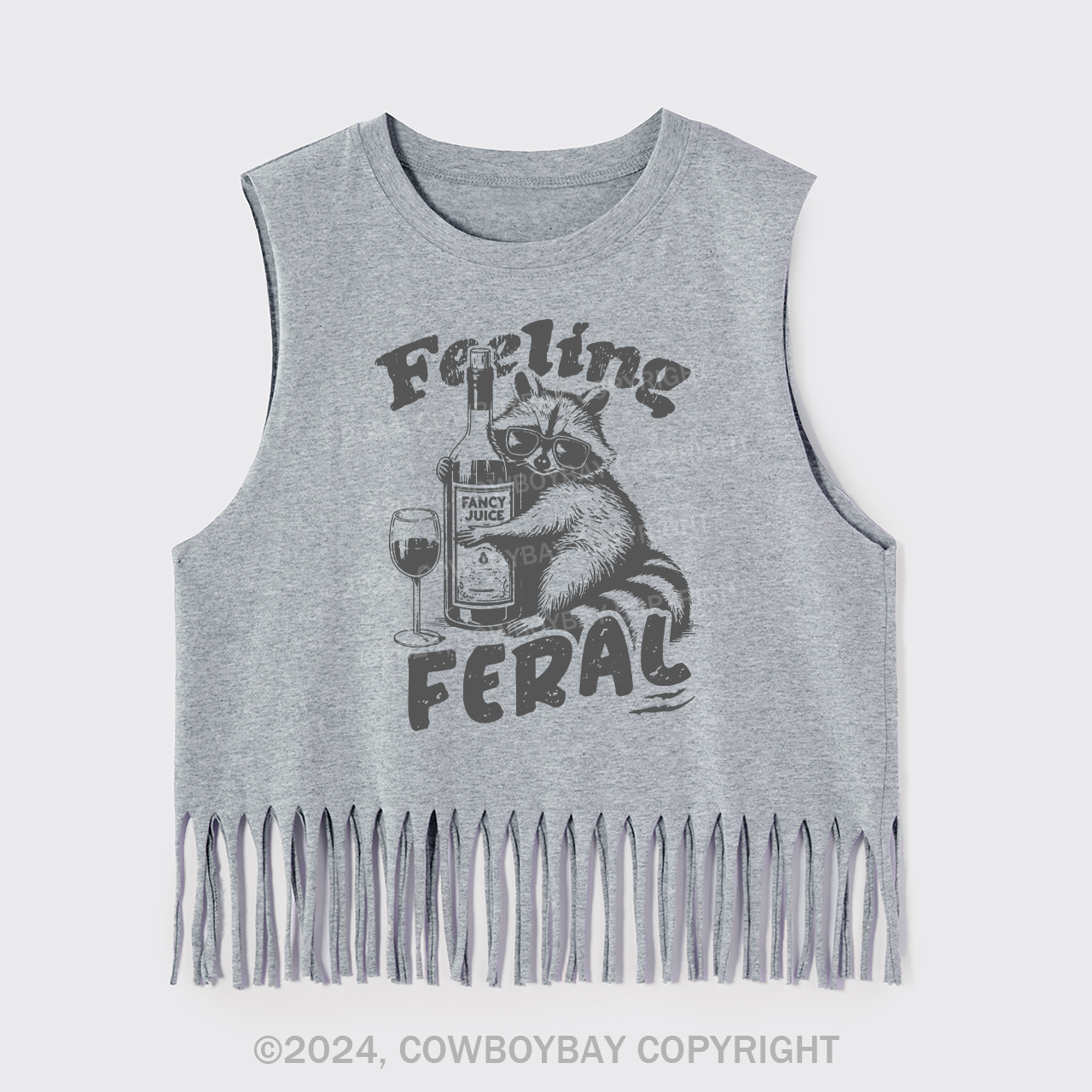 Feeling Feral Of Raccoon Fringe Tank