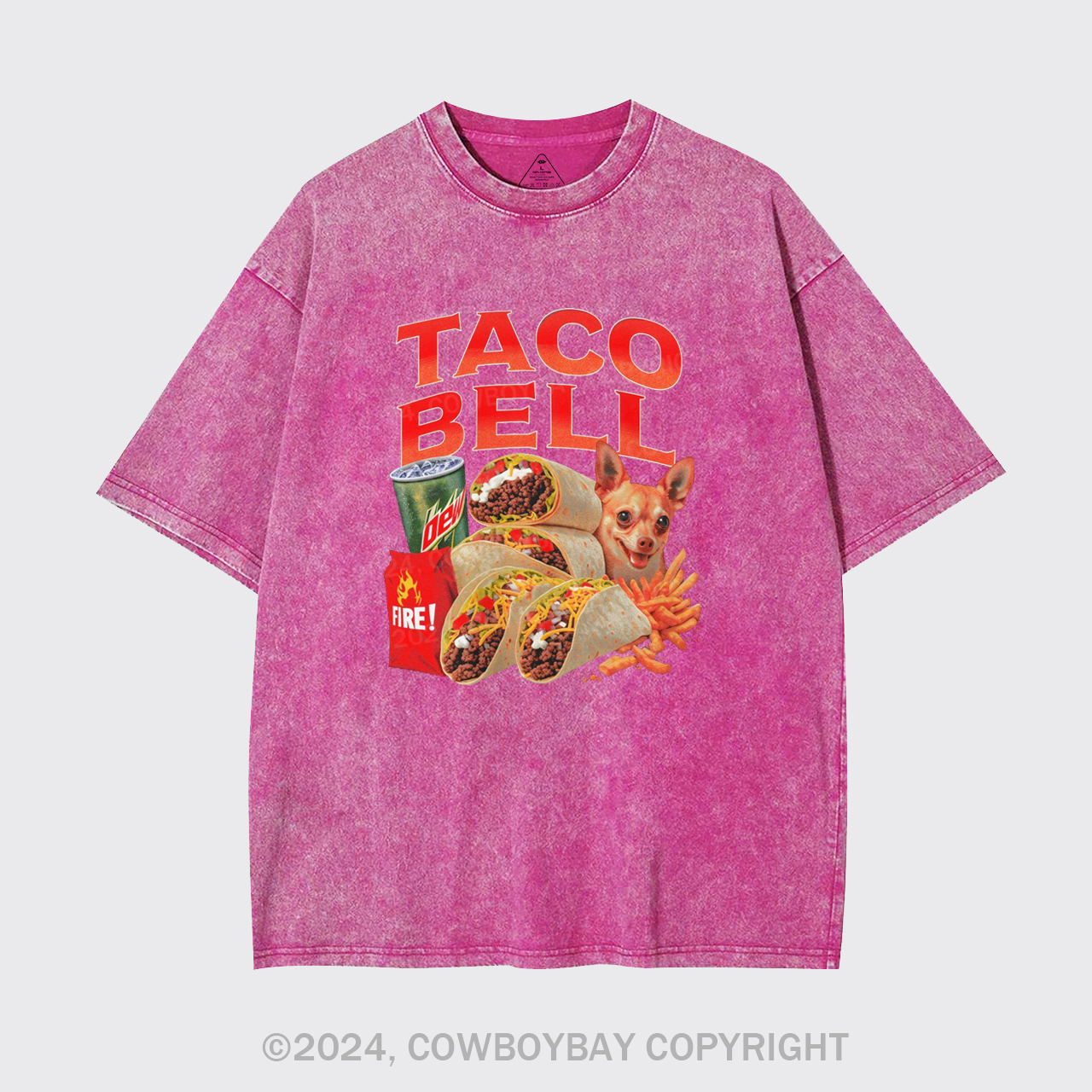 Taco Bell 90's Garment-dye Tees