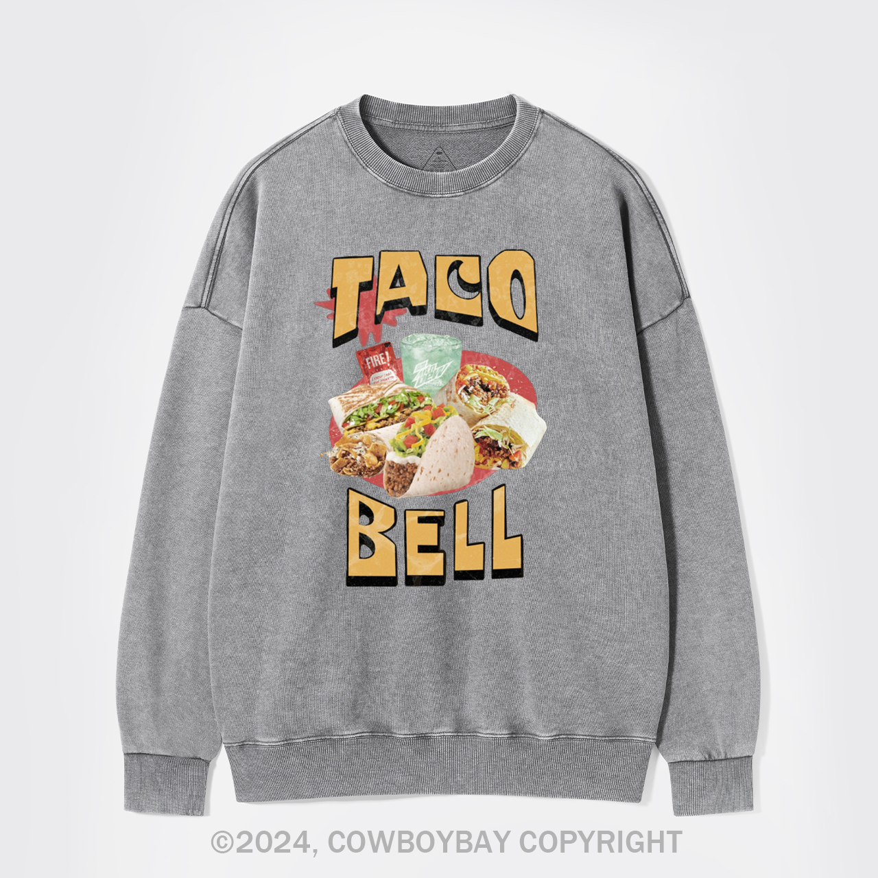 Taco Bell Washed Sweatshirts