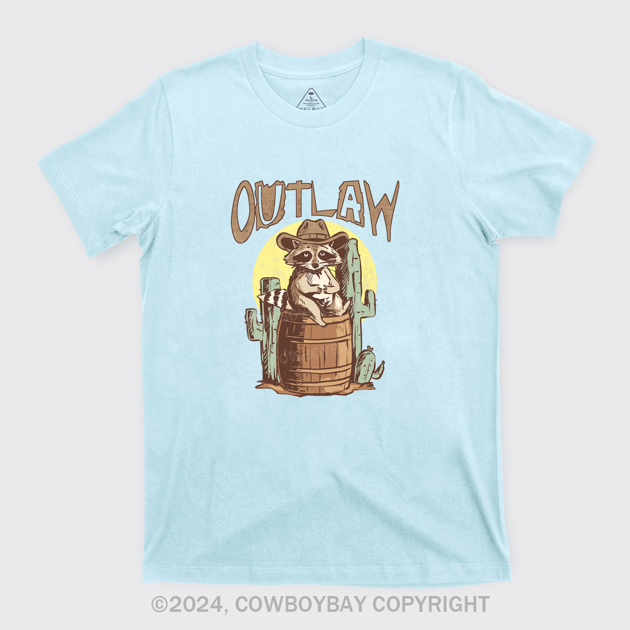 Retro Outlaw Raccoon Cowboy T-Shirts