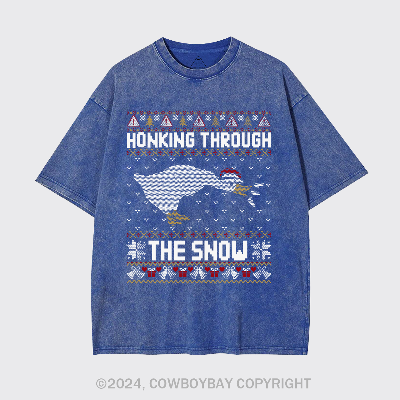 Honking Through The Snow Garment-dye Tees