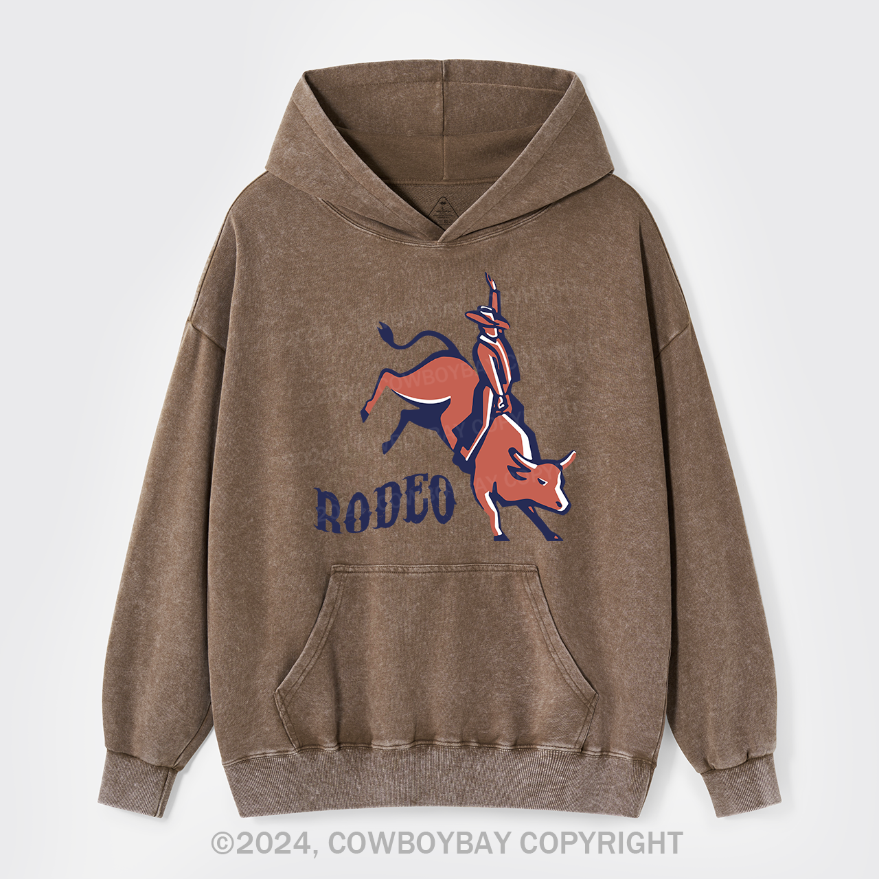 Bull Rider Garment-Dye Hoodies