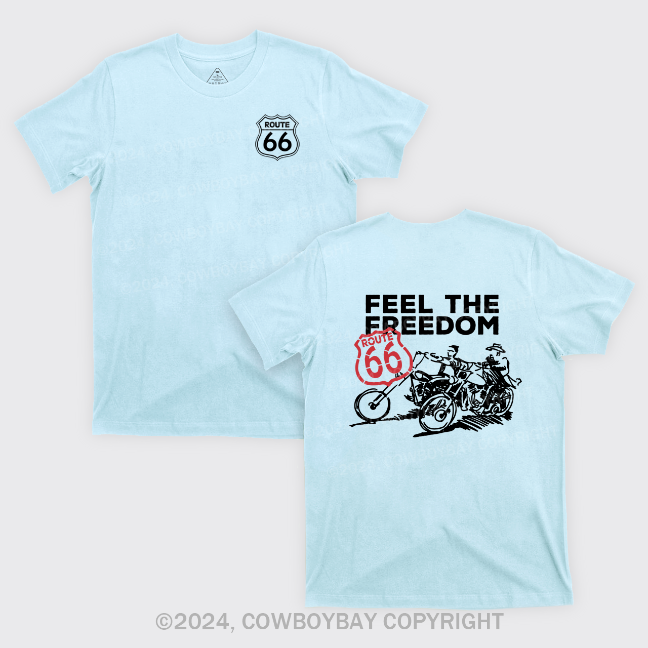 Route 66 Feel The Freedom T-Shirts