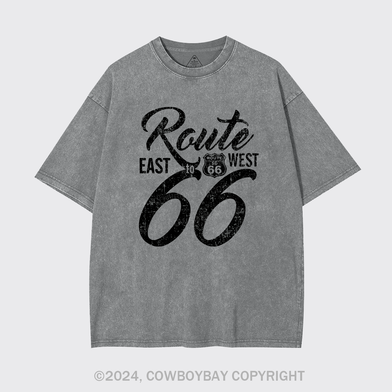 East West Route 66  Garment-dye Tees