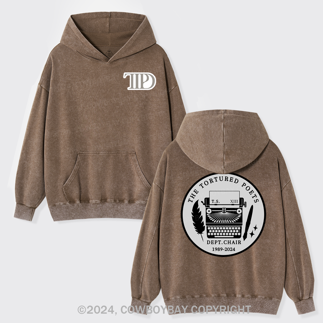 The Tortured Poets Department Garment-Dye Hoodies