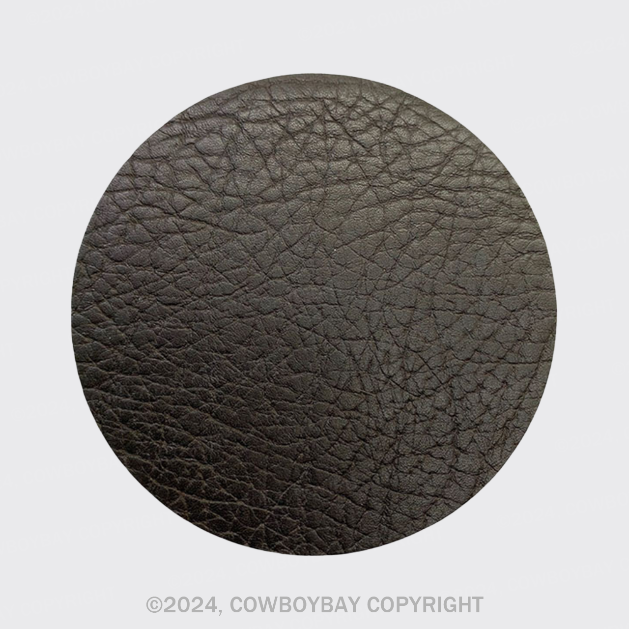 Deep Coffee Elephant Print Coaster