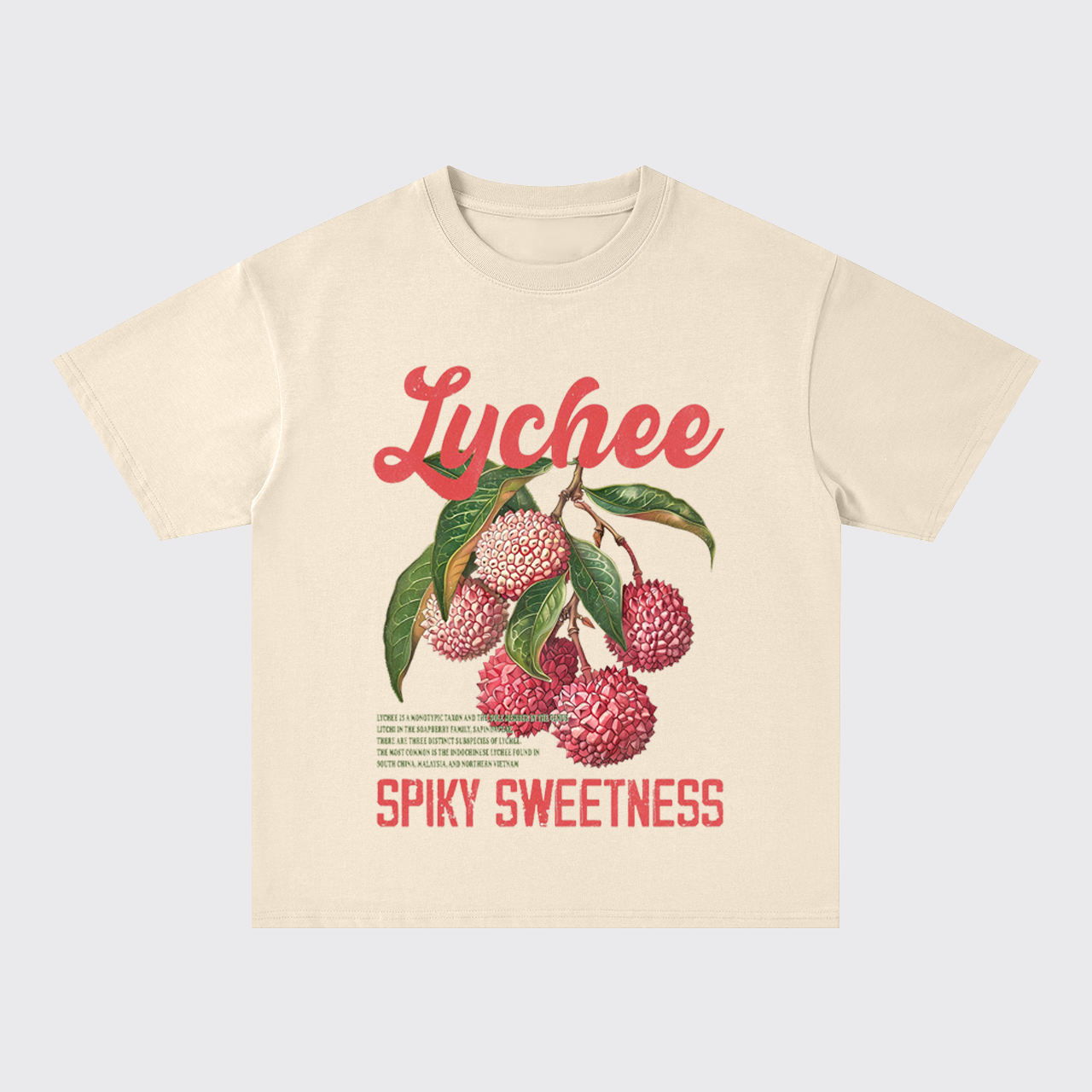 Retro Style-Fresh Lychee Oversize T-Shirts