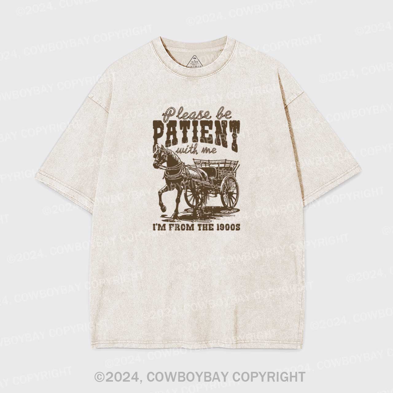 Please Be Patient With Me Garment-dye Tees