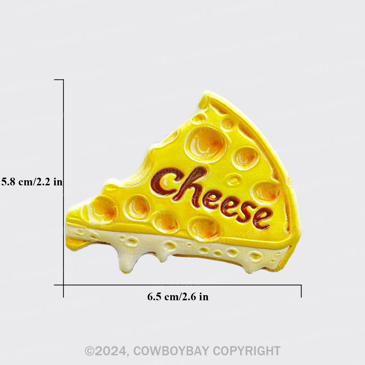 3D Painting Cheese Fridge Magnet_2