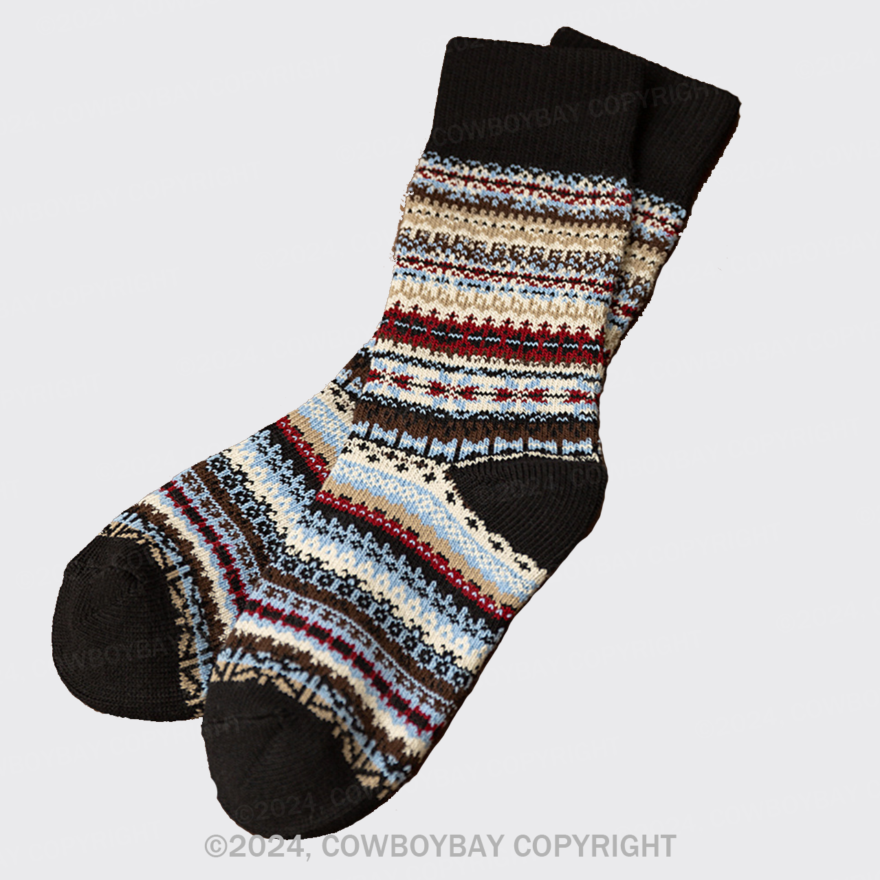 The Cowboybay Village Socks