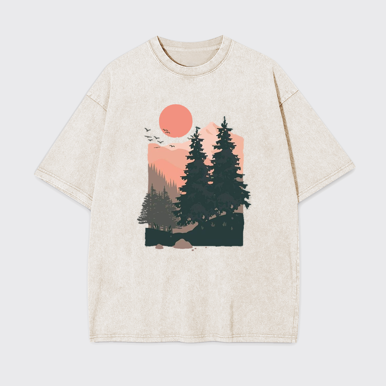 Sunset Pines Garment-dye Tees