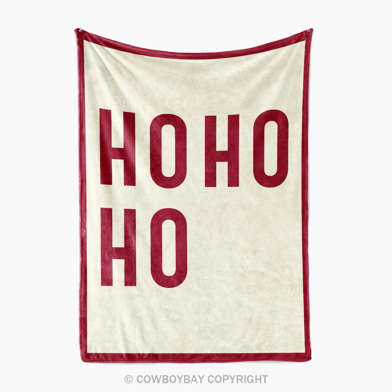 Christmas Ho Ho Ho Pattern Blanket