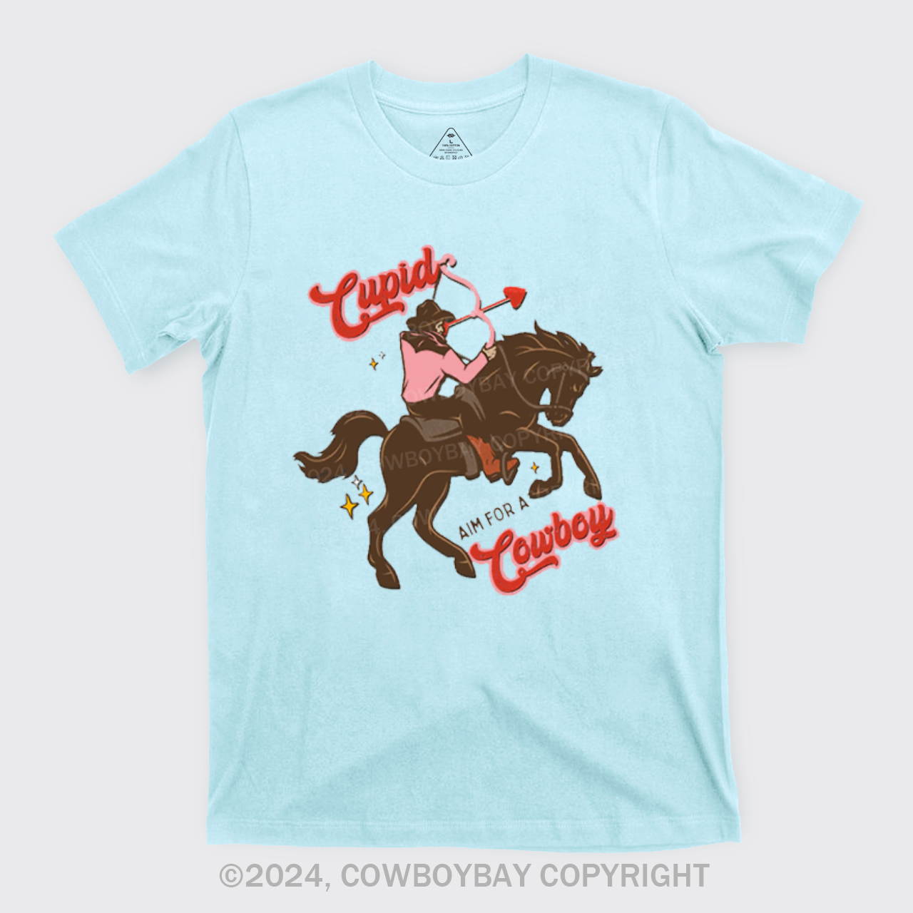 Valentine Cupid Aim For A Cowboy T-Shirts