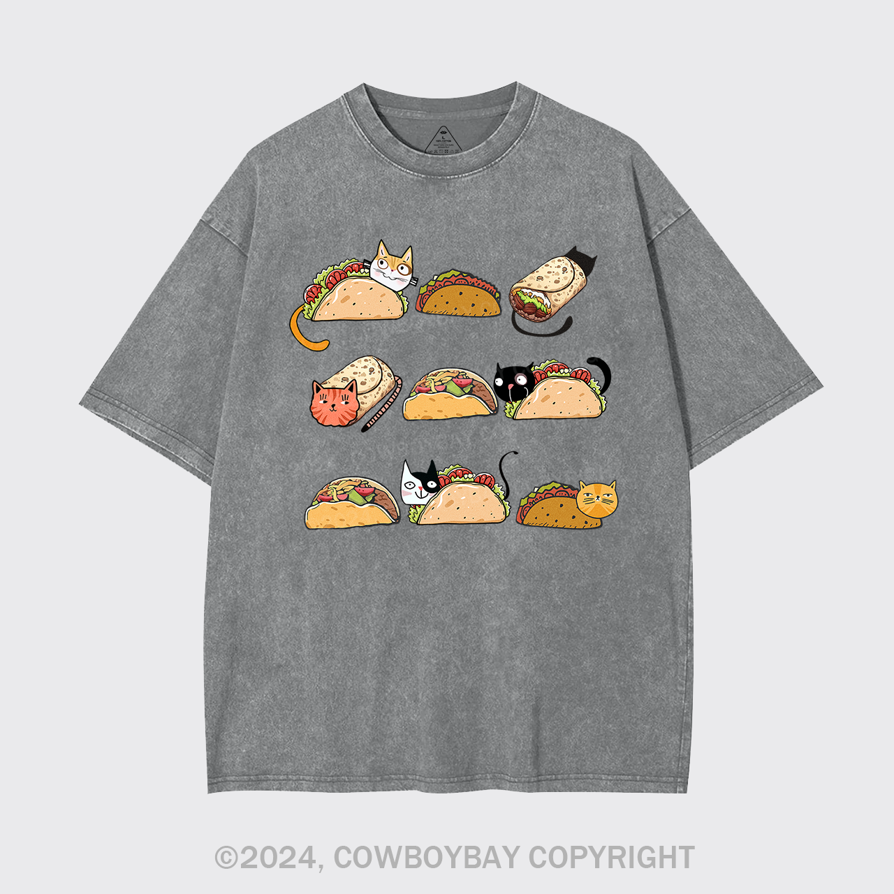 Taco Cat Garment-dye Tees