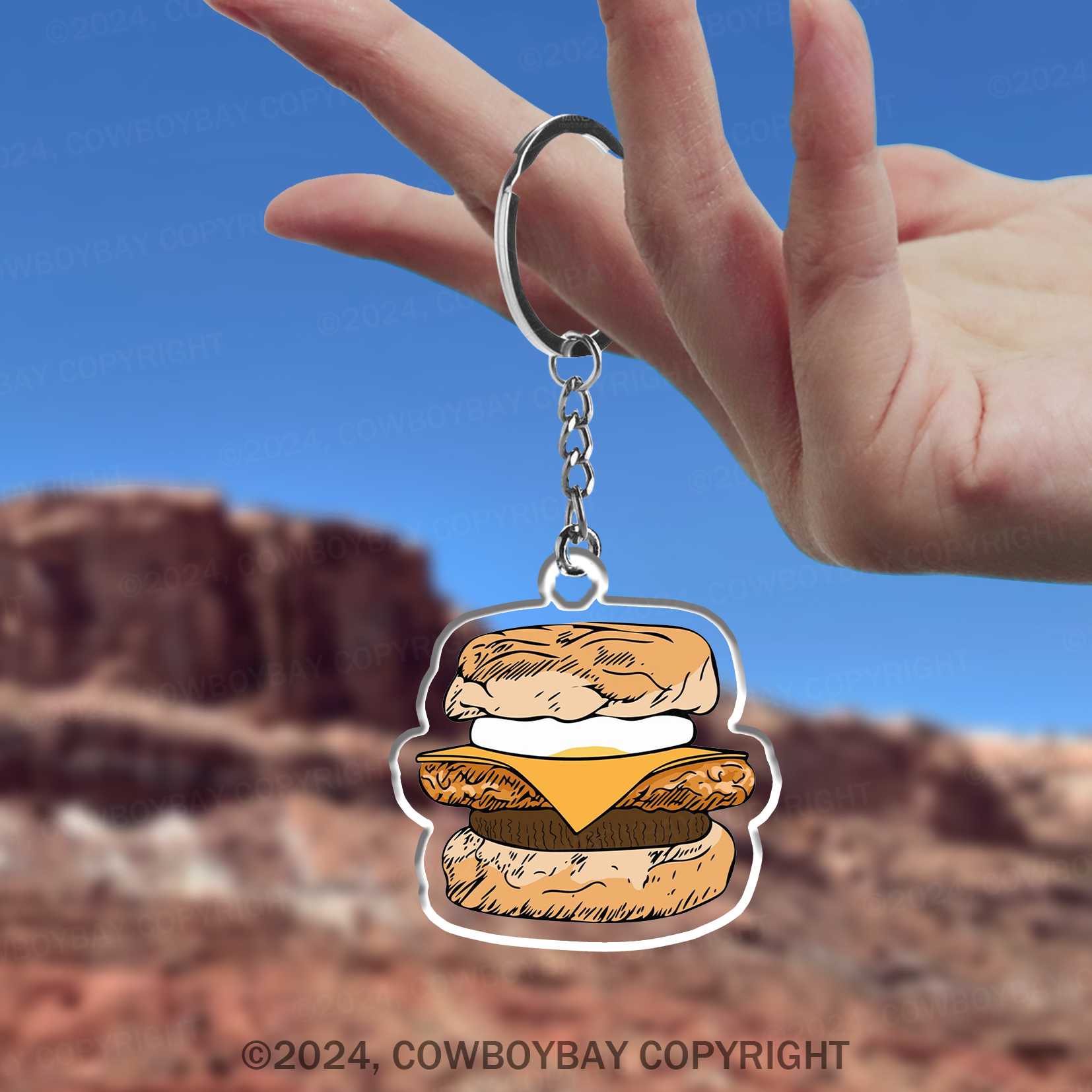 The Thundering Herd Keychain