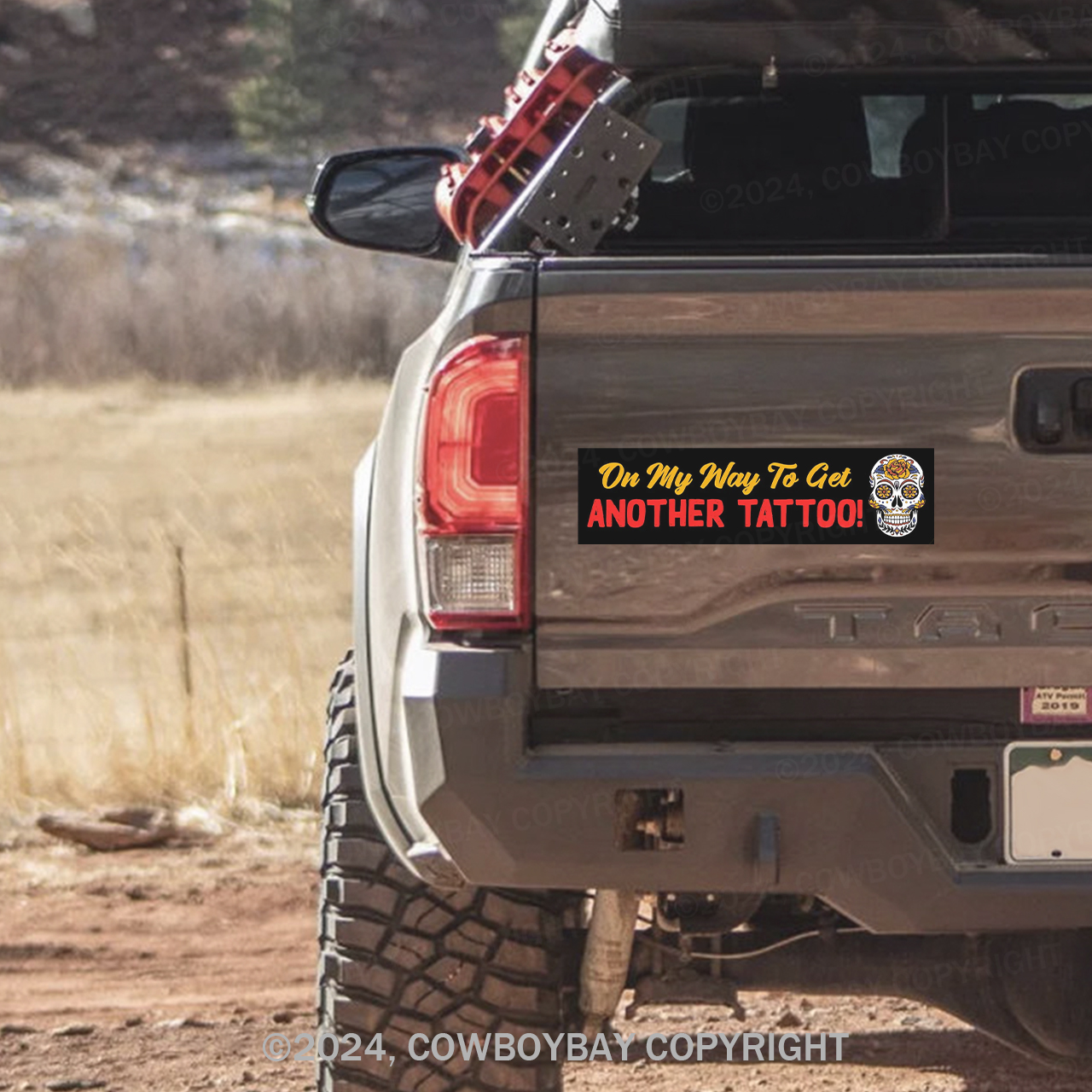 On My Way To Get Another Tattoo Bumper Magnet