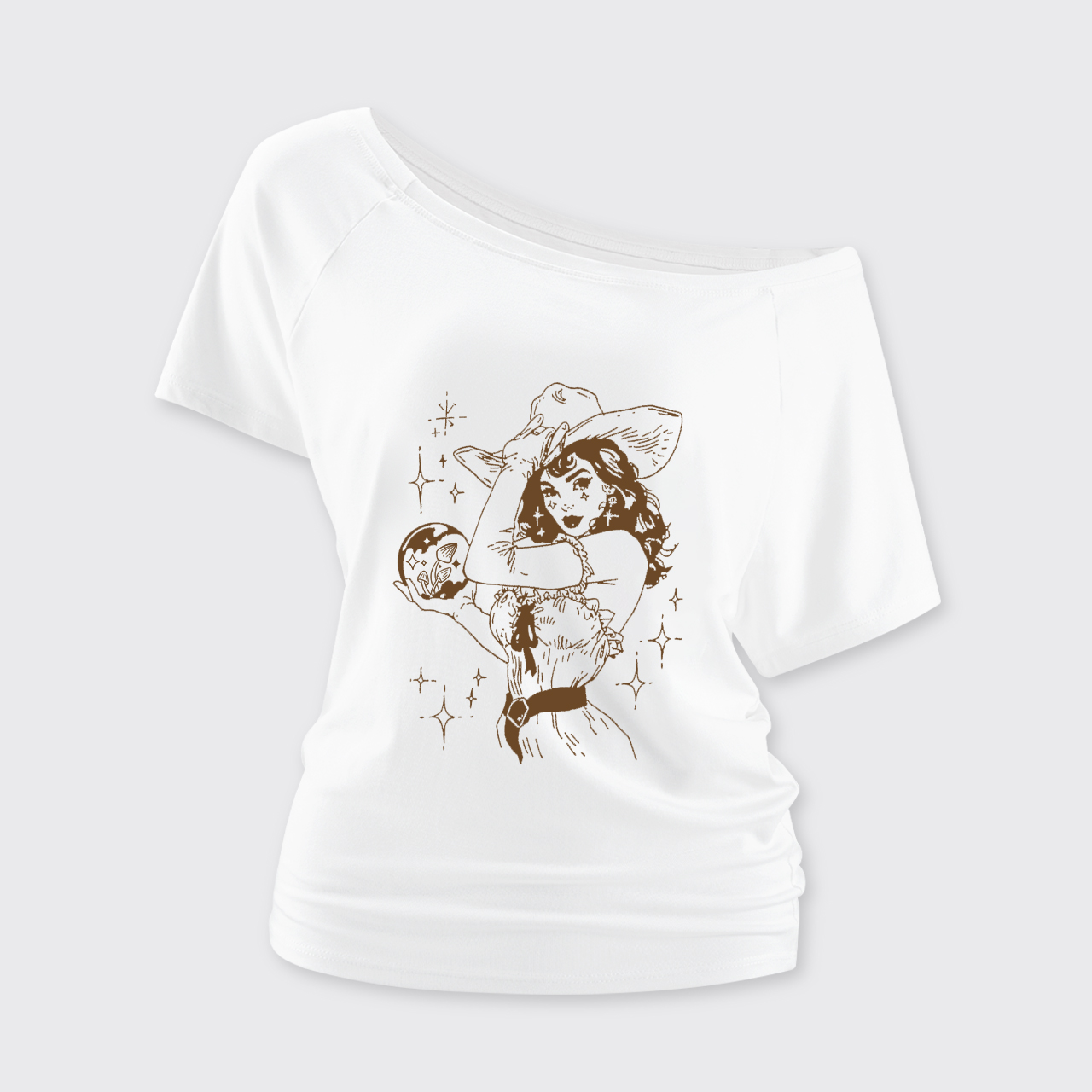 Starlit Cowgirl Off Shoulder Top