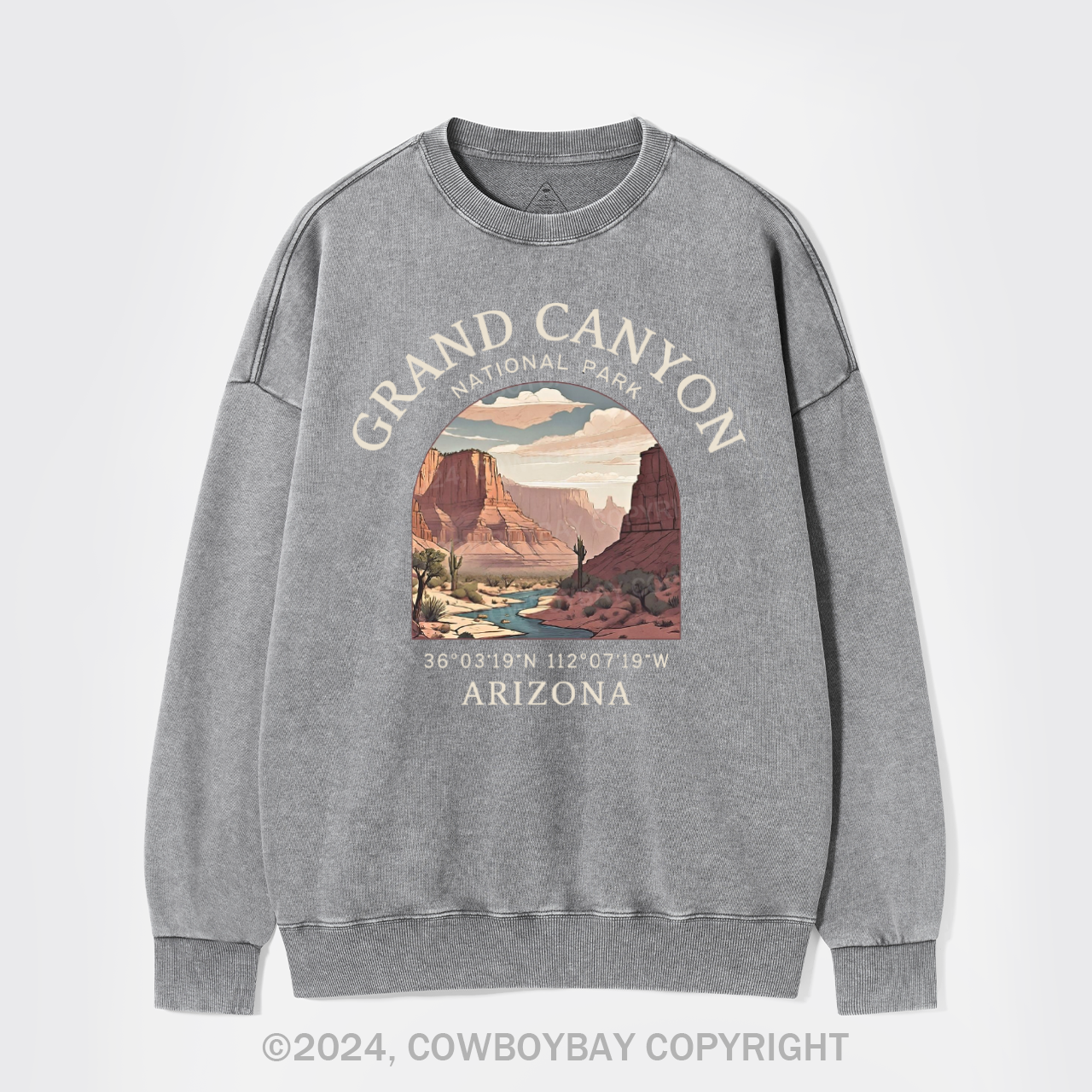 Arizona National Park Washed Sweatshirts