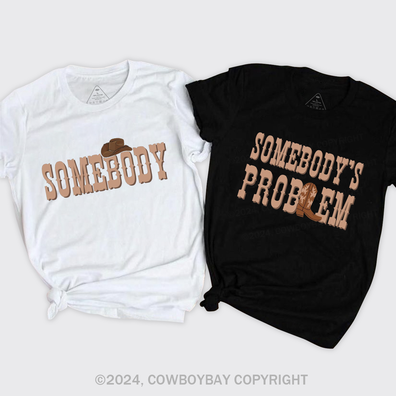 Somebody's Problem Couples T-Shirts