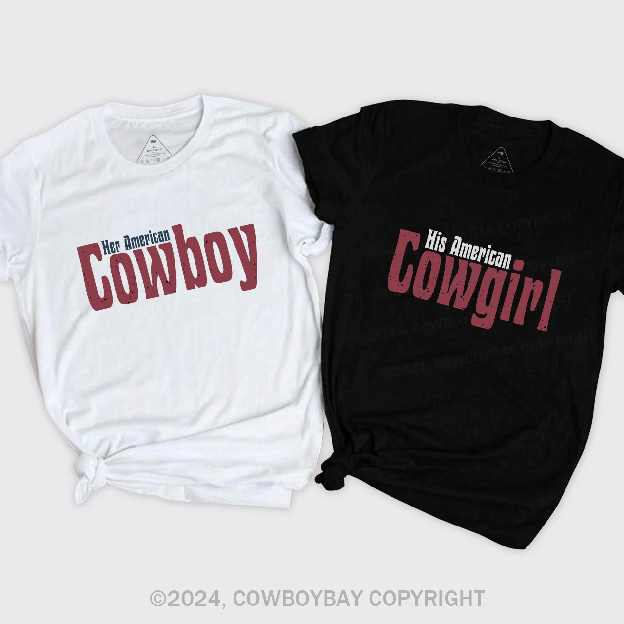 Funny Cowboy Couples T-Shirts