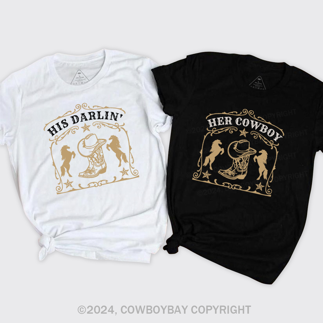 Country Western Couples T-Shirts
