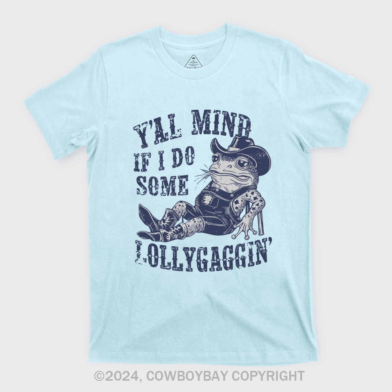 If I Do Some Lollygagging Funny Cowboy Frog T-Shirts